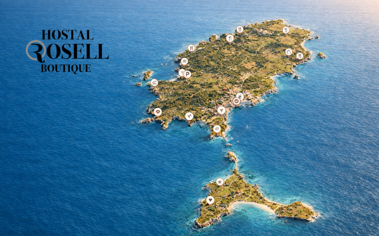 Mapa interactivo de Ibiza y Formentera con playas, rutas, restaurantes y puntos de interés