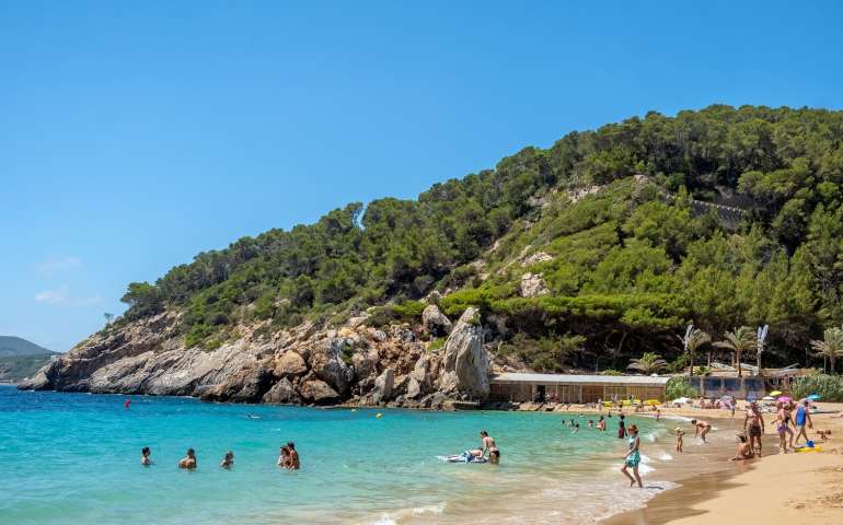 Mejores calas cerca de San Antonio, Ibiza