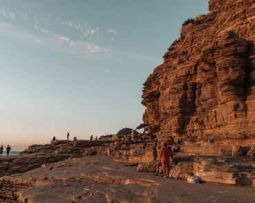 Punta Galera al atardecer