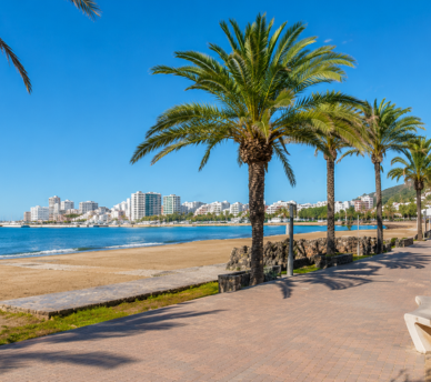 Puerto y paseo marítimo de San Antonio Ibiza
